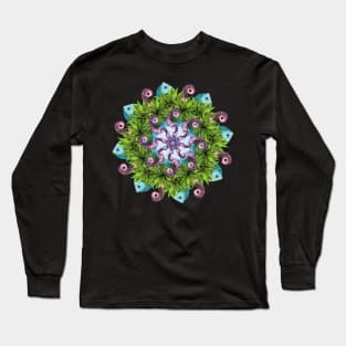 Fresh tentacles mandala Long Sleeve T-Shirt